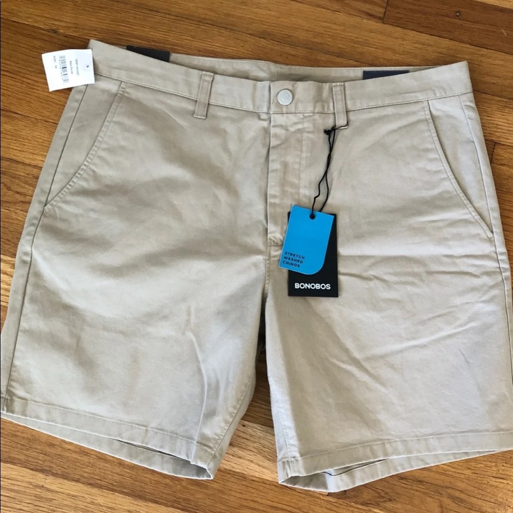 BONOBOS KHAKI SHORTS BRAND NEW W TAGS